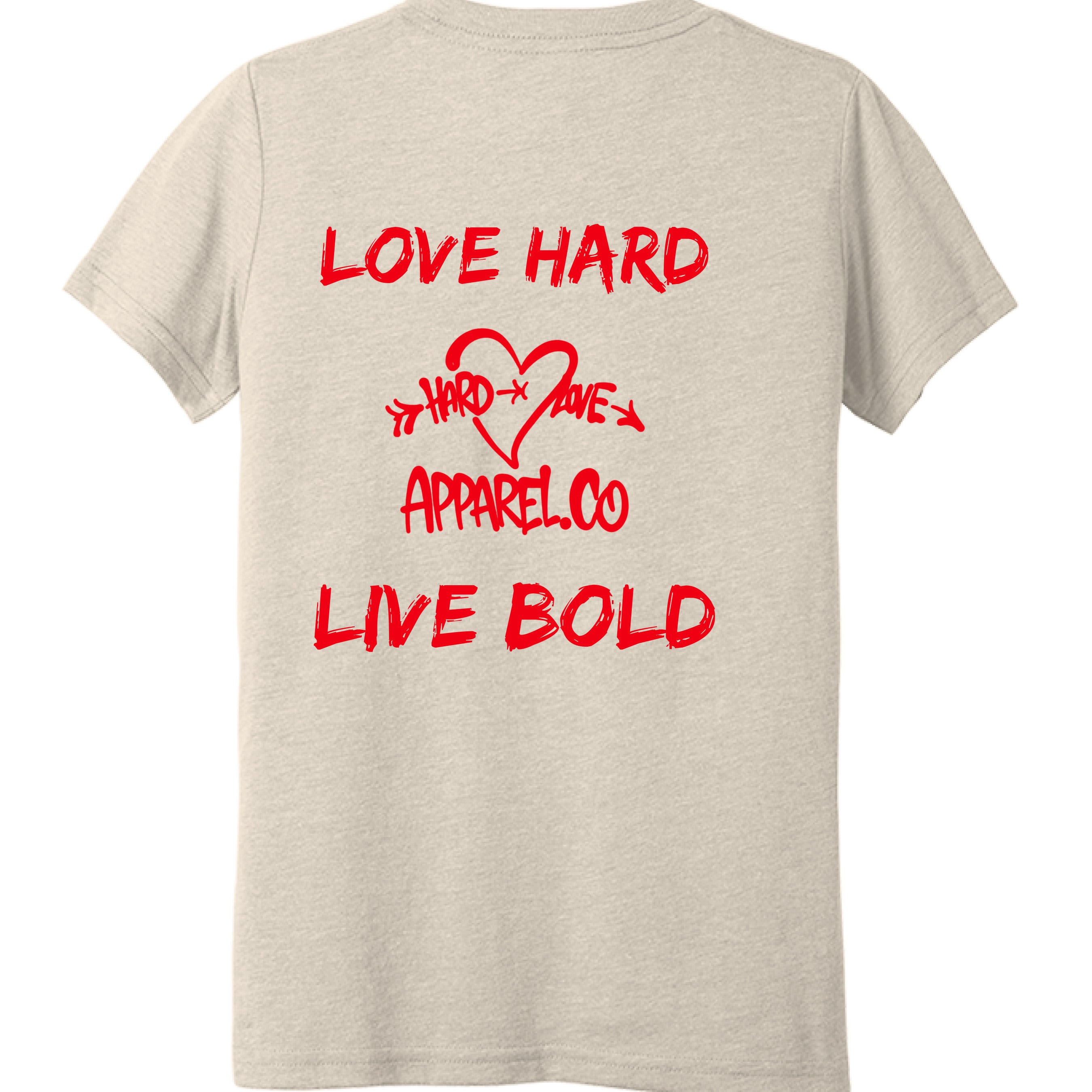 Solid Natural Triblend - BACK