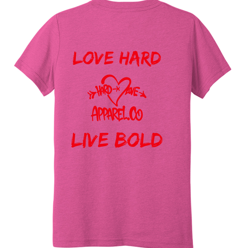 Charity Pink Triblend - BACK