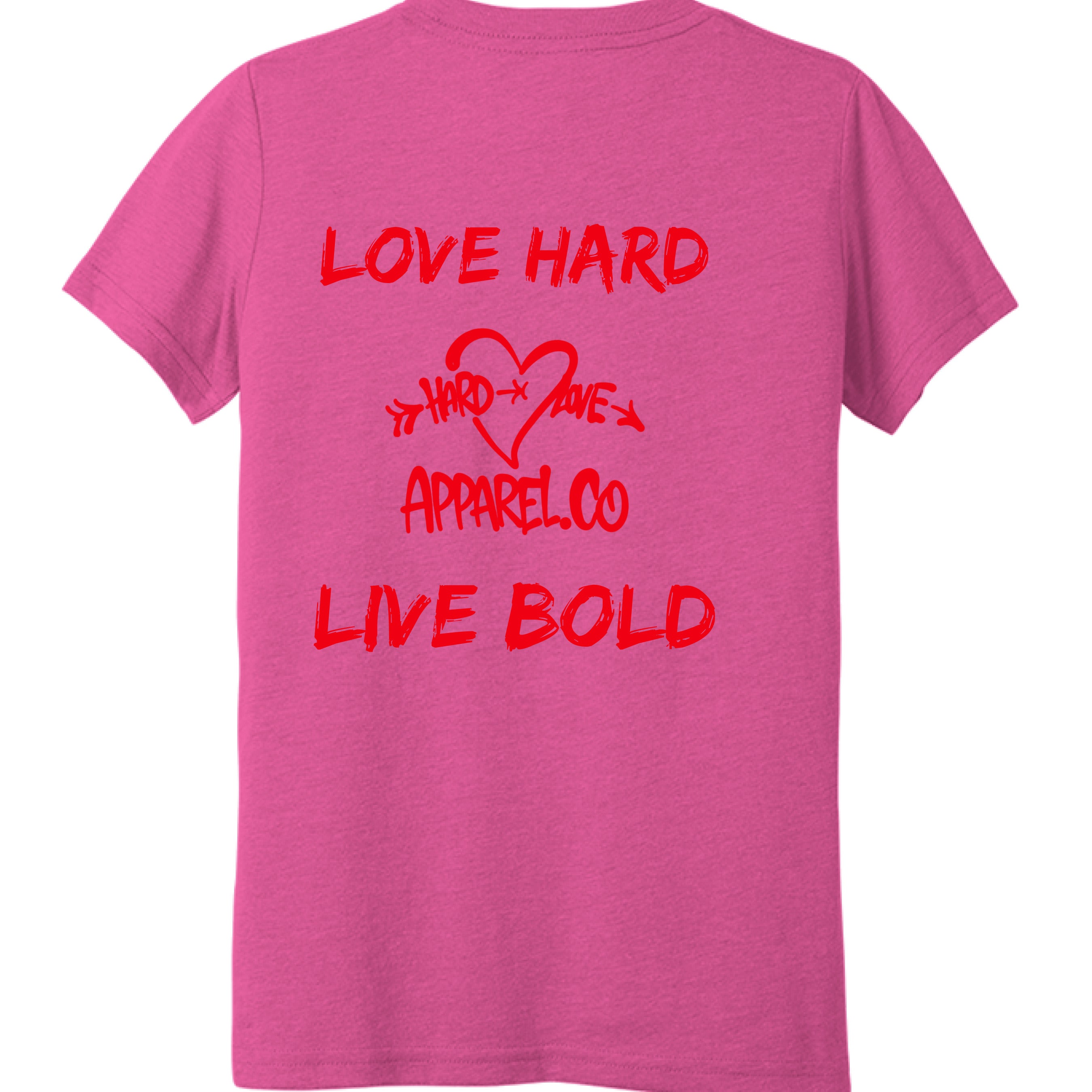 Charity Pink Triblend - BACK