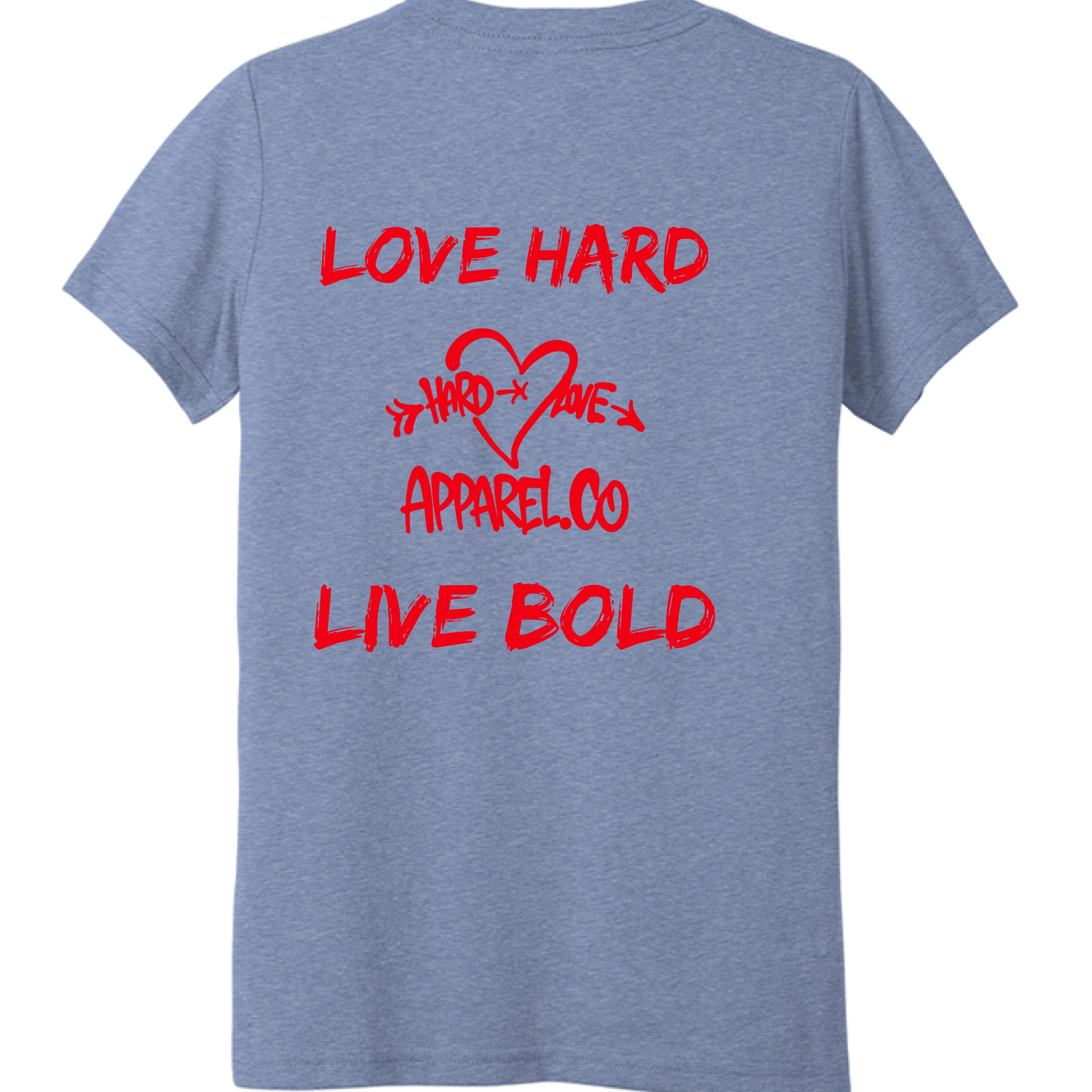 BLUE TRIBLEND - BACK