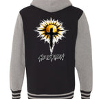Black/ Gunmetal Heather - IND45UVZ - BACK