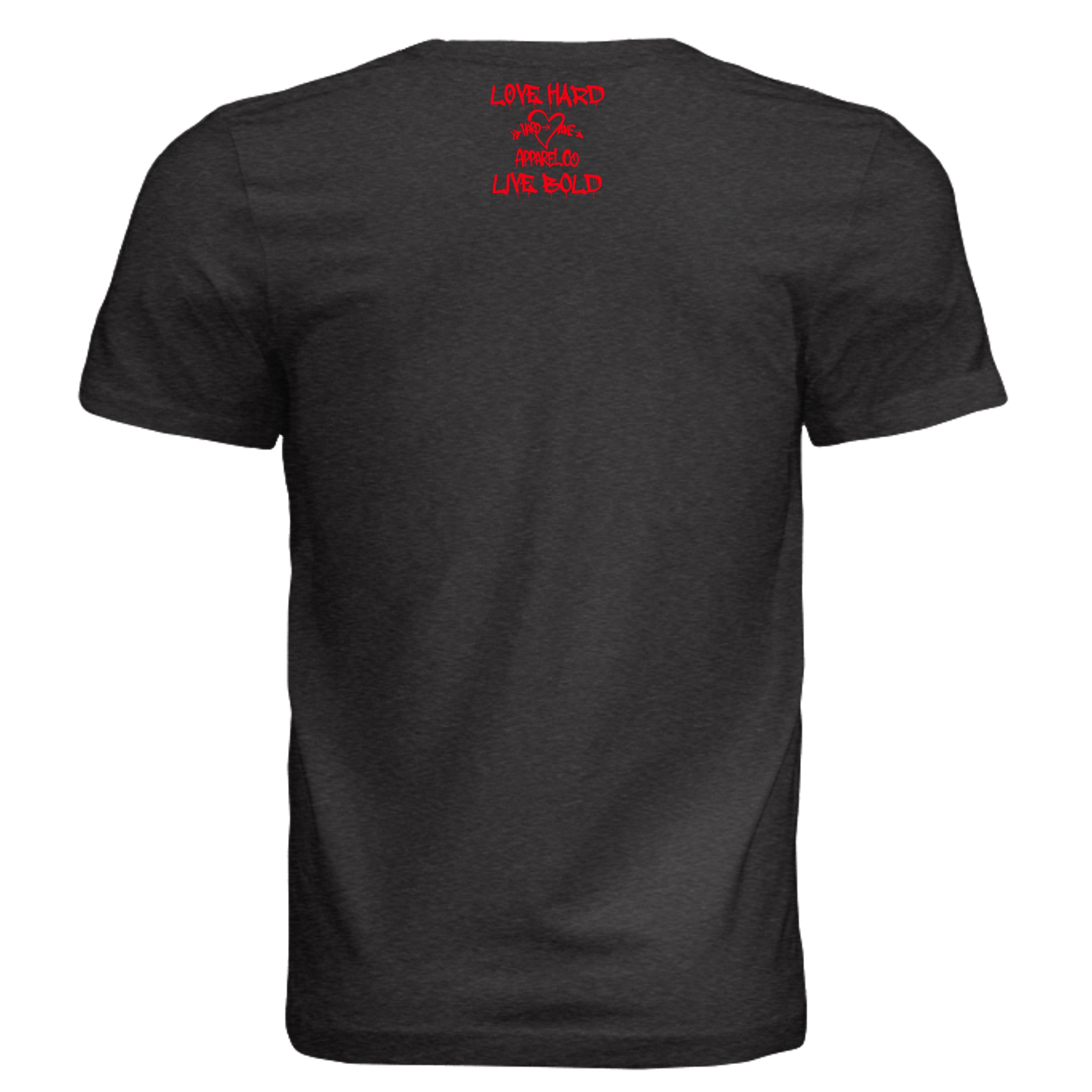 BLK HTHR TRIBLND - 3413C - BACK